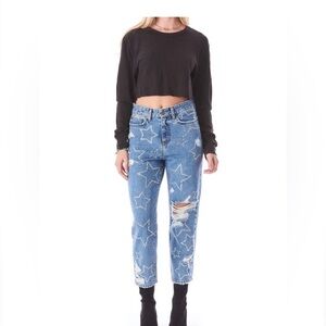 NWT! Simple society star rhinestone jeans Size 5 (27)